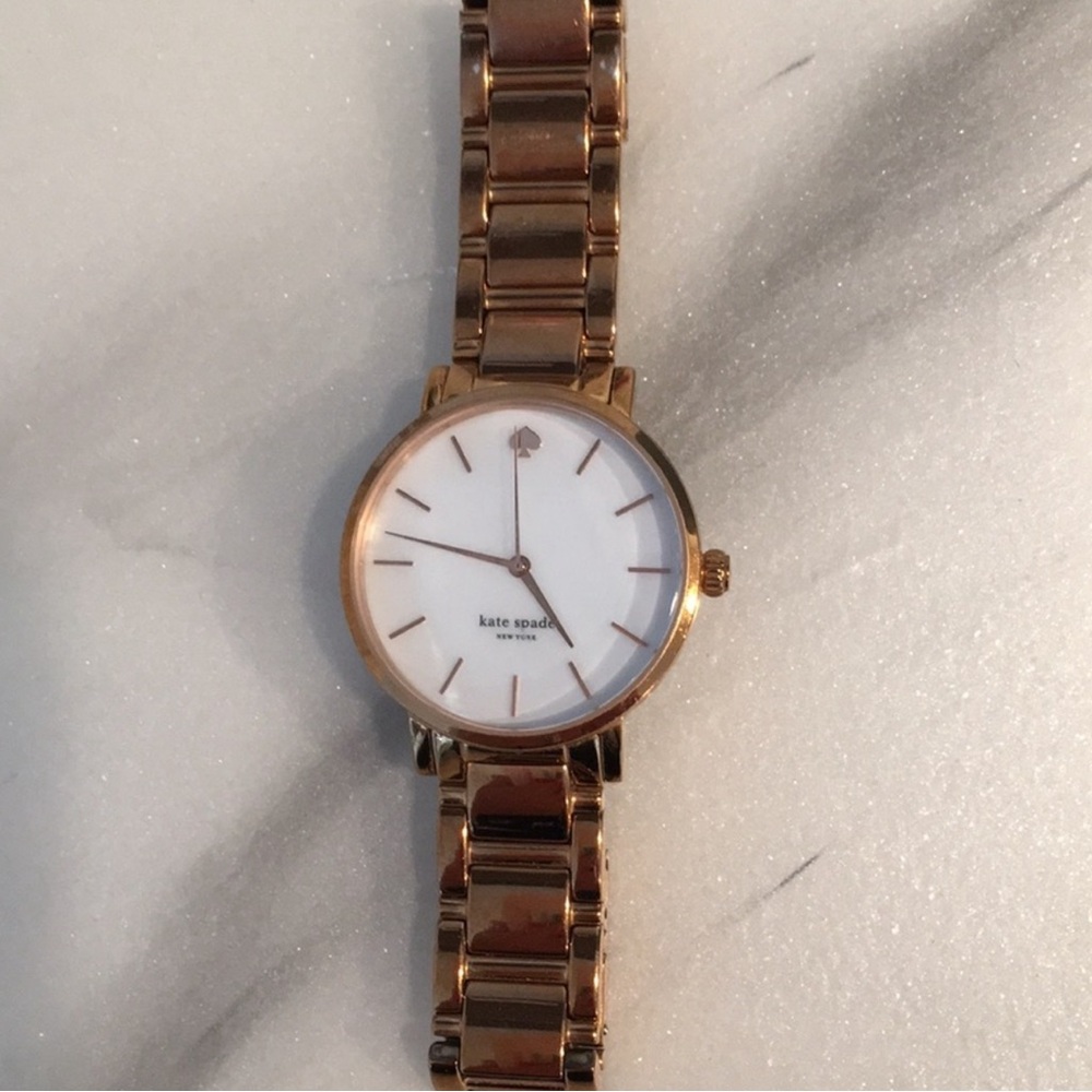 KS rose gold watch